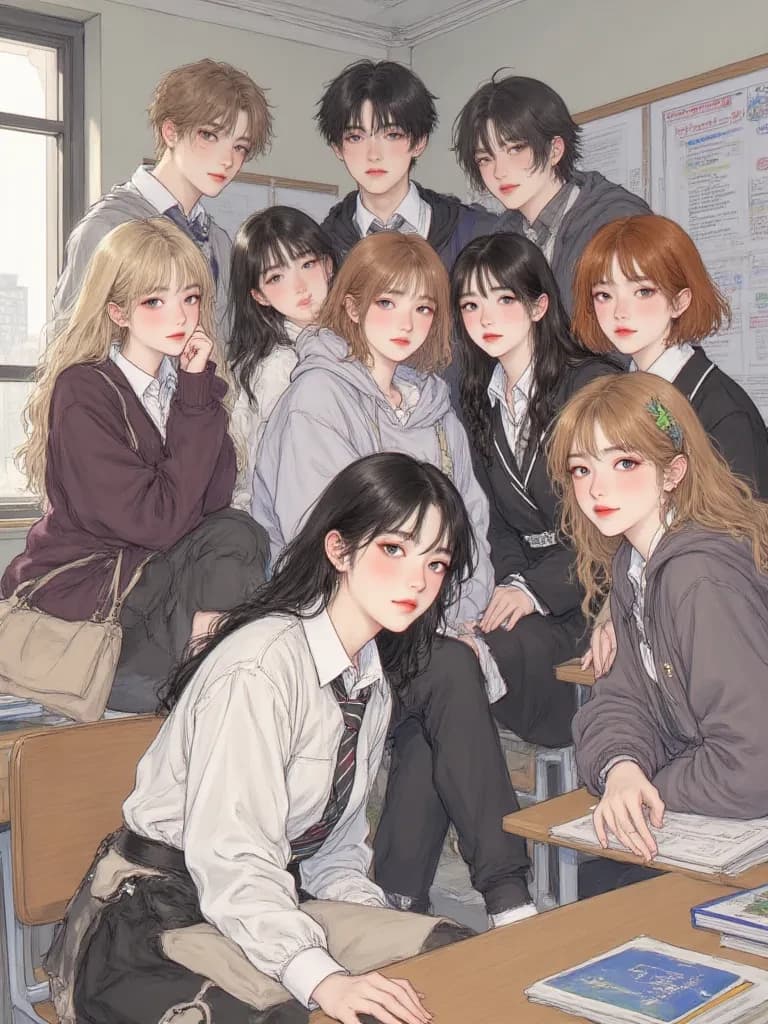 Kpop Highschool.. with dormitories  thumbnail
