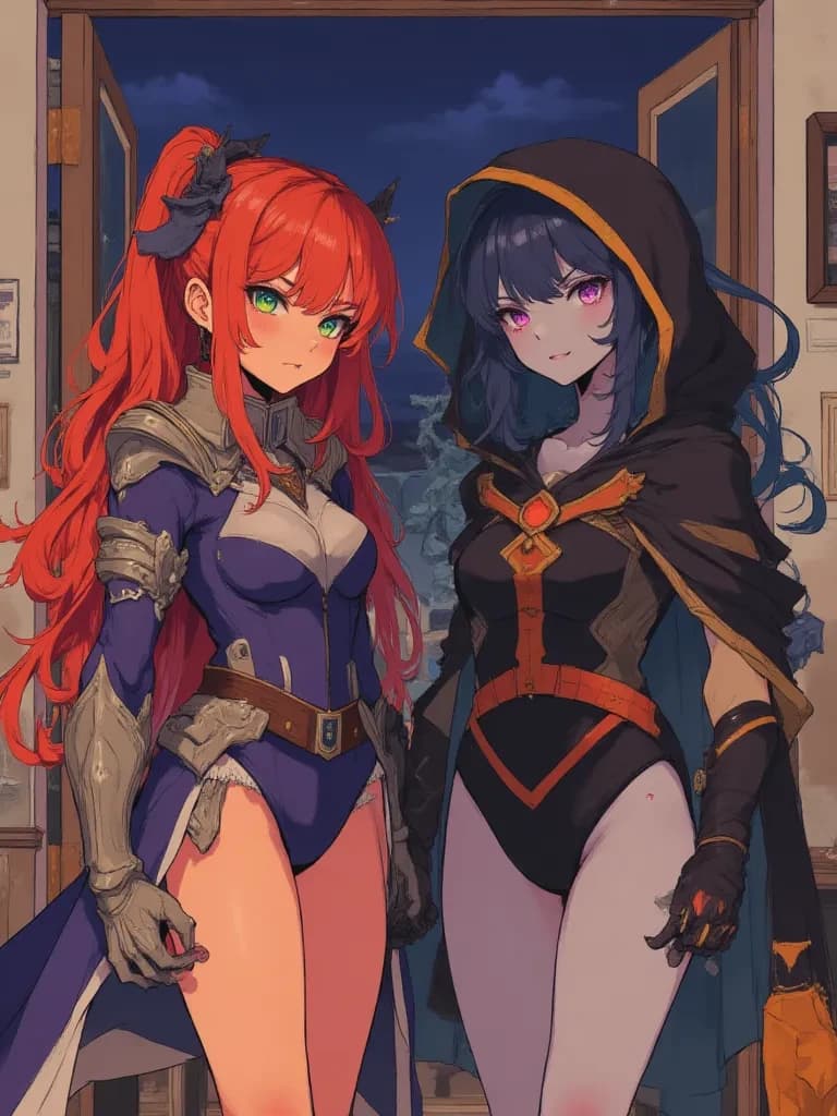 Starfire and Raven thumbnail