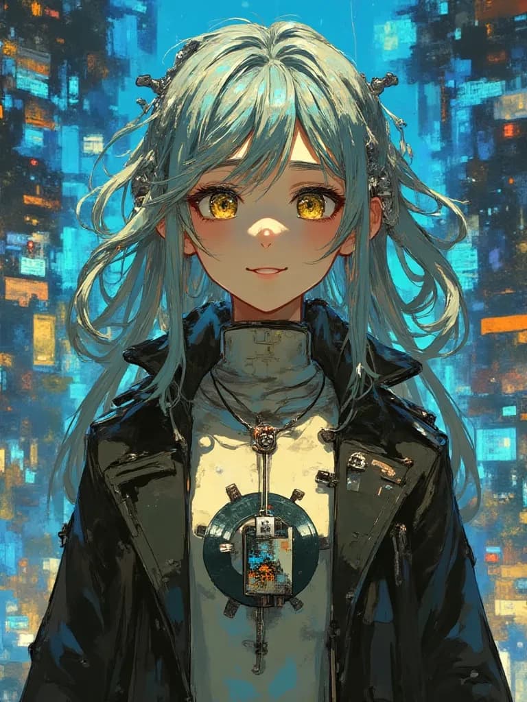 Celine Amaya as Girl from Digital Rain thumbnail
