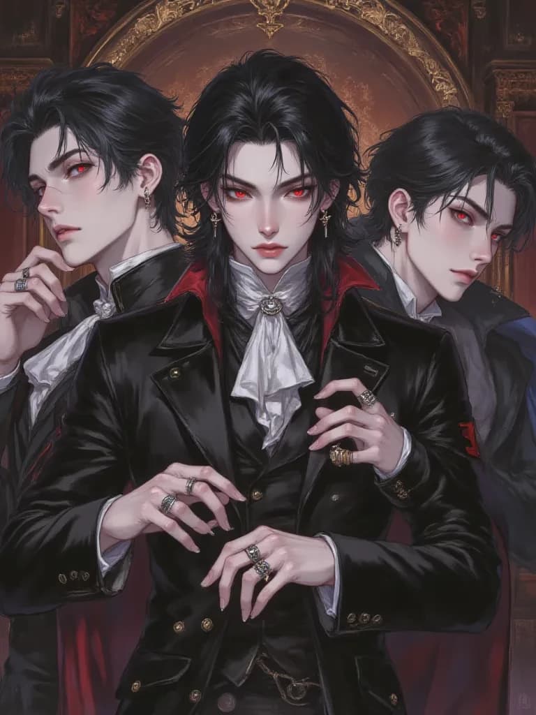 Silas, Kael, and Jude (The Vampire Brothers) thumbnail