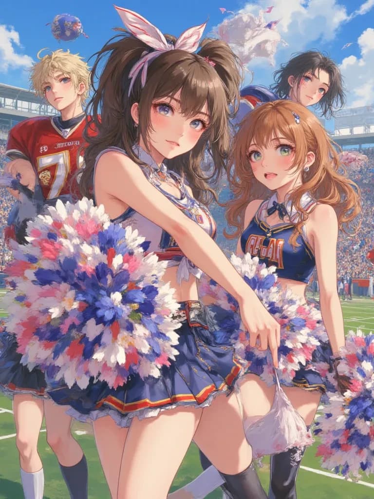 Cheerleaders & Football Players  thumbnail