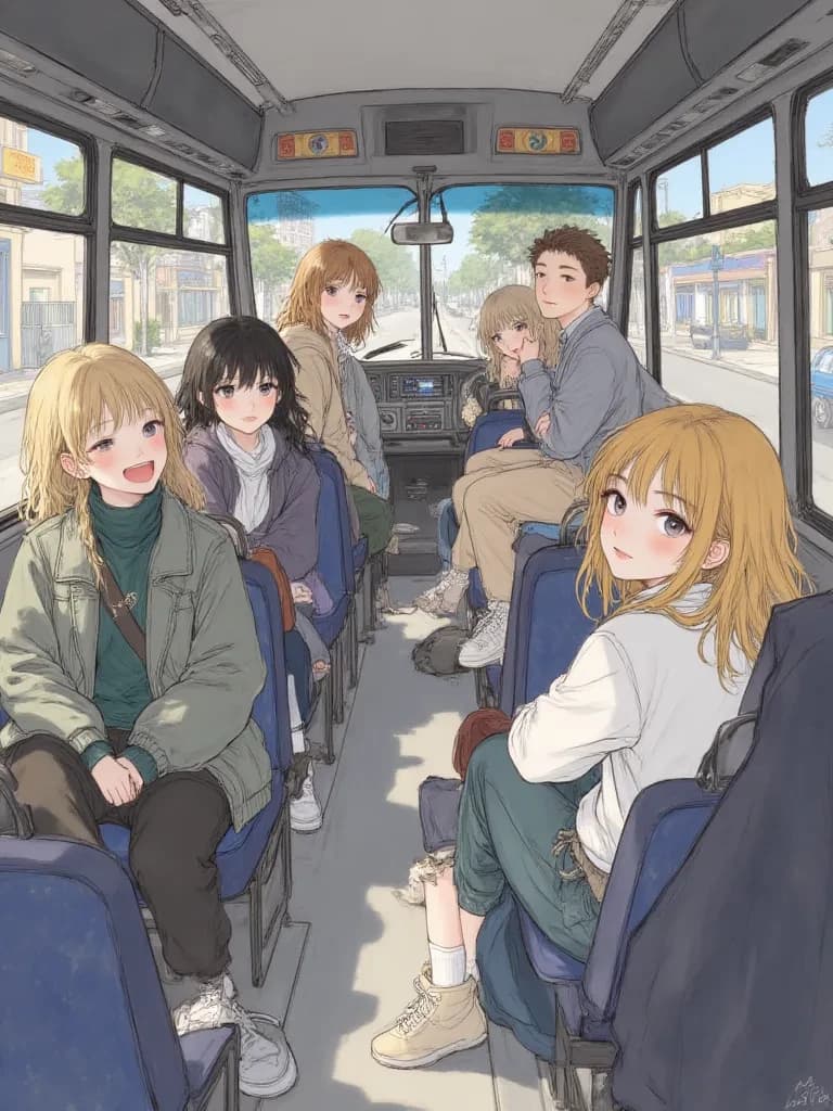 Car ride with your 5 girlfriends thumbnail
