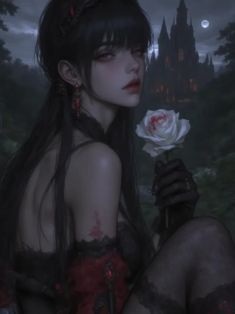 Seraphina Nocturne (vampire Yandere and tsundere) thumbnail