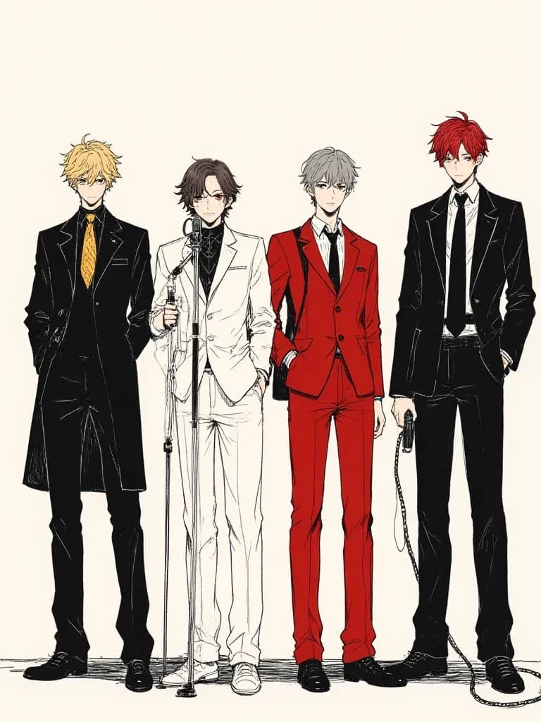 Rock band of male Omegas. thumbnail