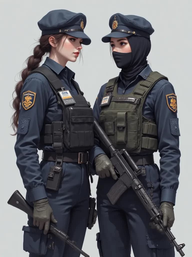 Sargent Bianca and Sargent Emily.  thumbnail