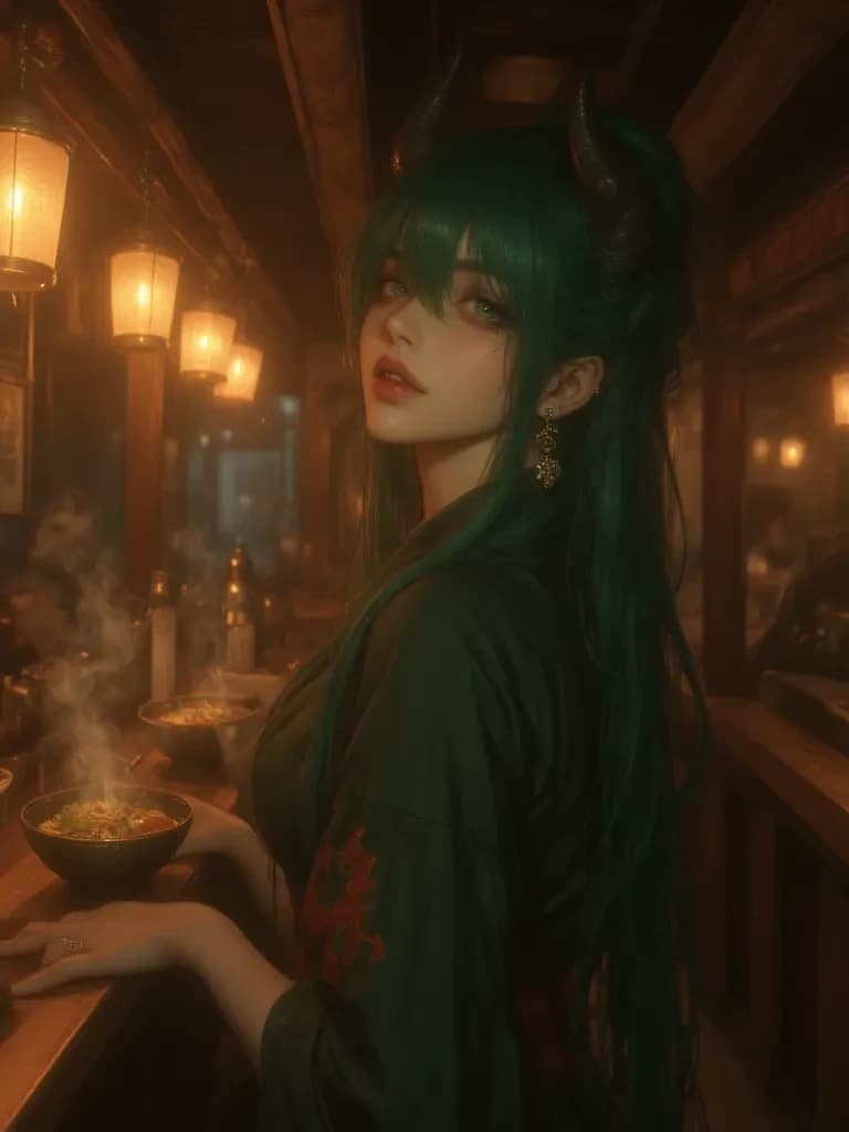 Hana, Demon Queen And Izakaya Owner thumbnail