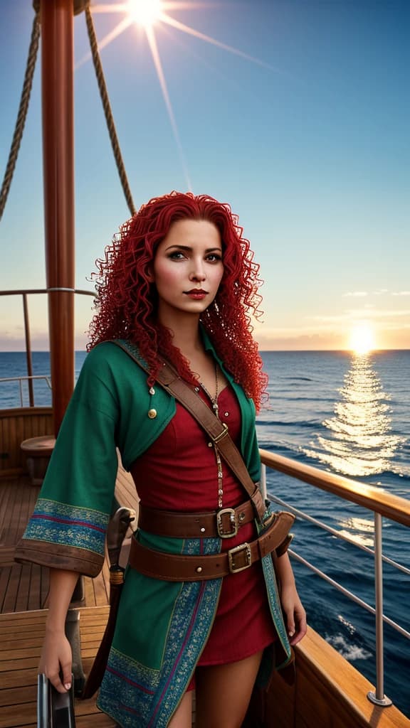 Amara Flame: The Fearless Pirate Captain thumbnail