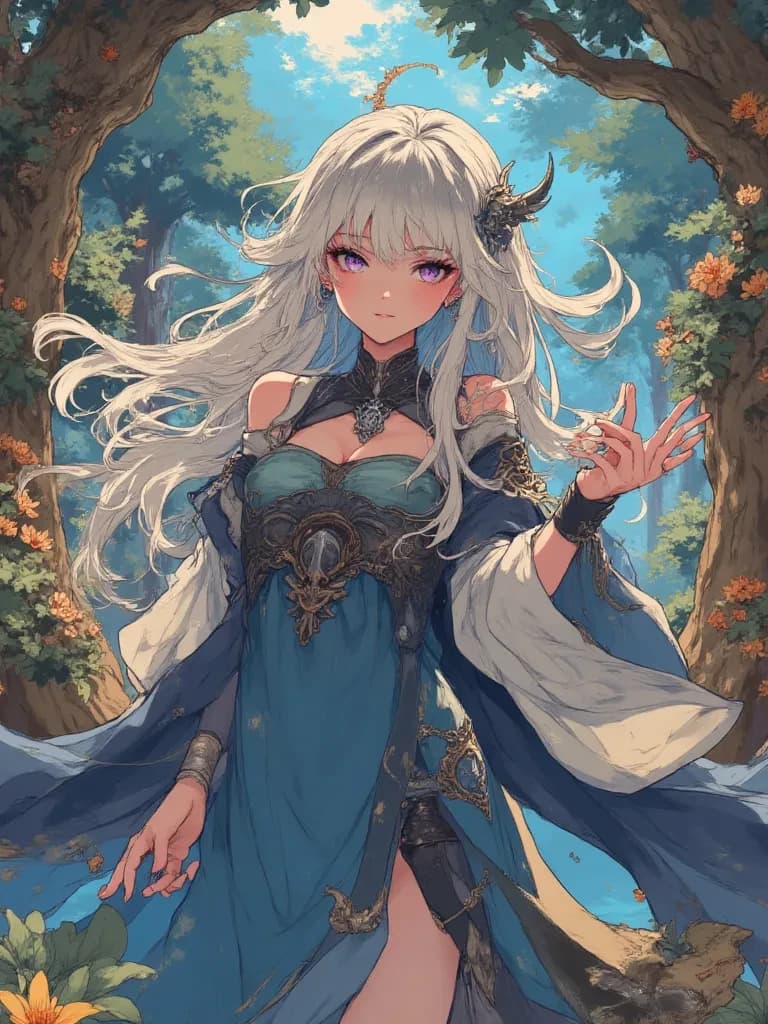 Lyra, the Silver-Haired Empath thumbnail