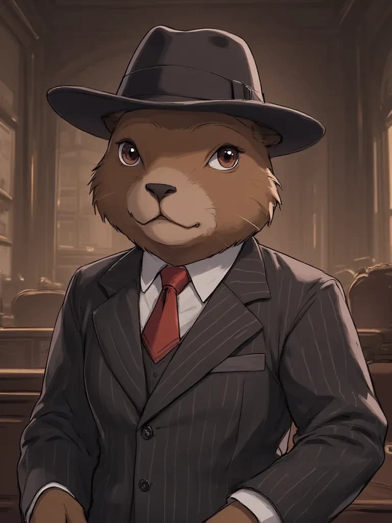 Larry, the mafia capybara thumbnail