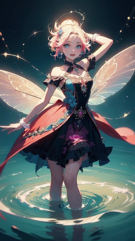 Fiora: The Neon Dancer of the Moonlit Lake thumbnail