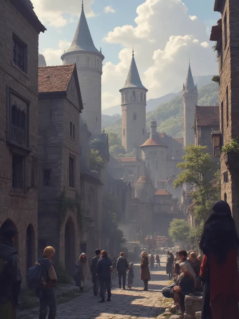The medieval world of sword and magic. thumbnail