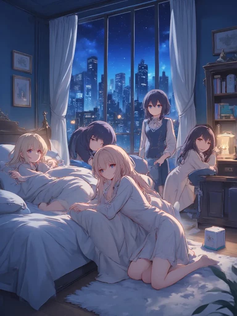 Five girls summoned a demon \| five girls summoned a demon thumbnail