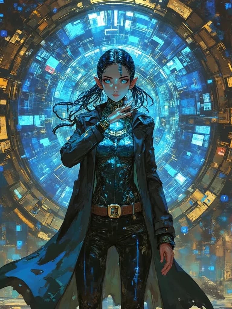 Elara, the Cybernetic Sage thumbnail