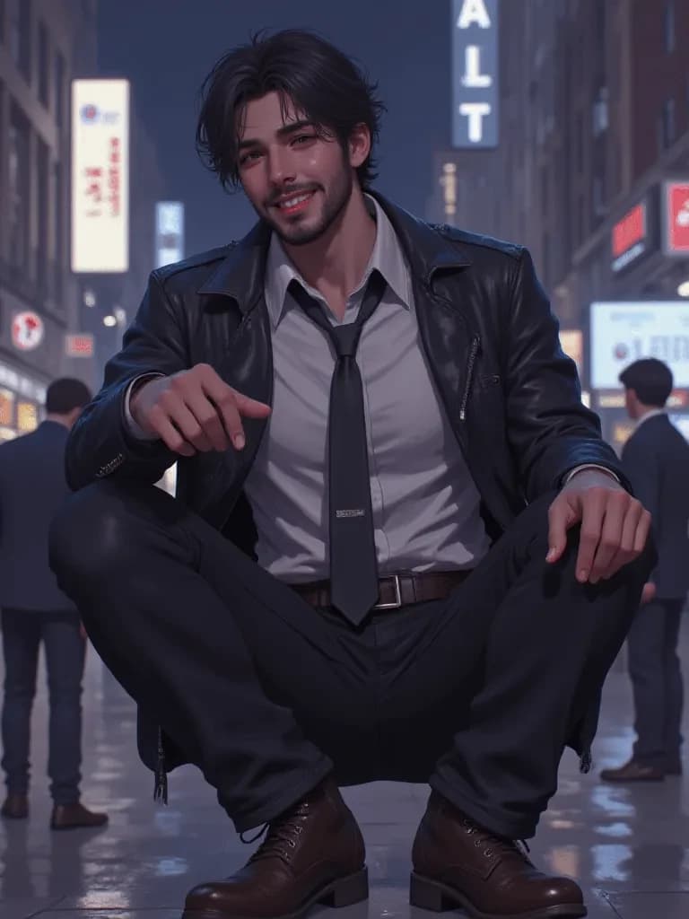 Robert taxi driver, 1.90 tall, muscular, self-conscious about his mini cock thumbnail