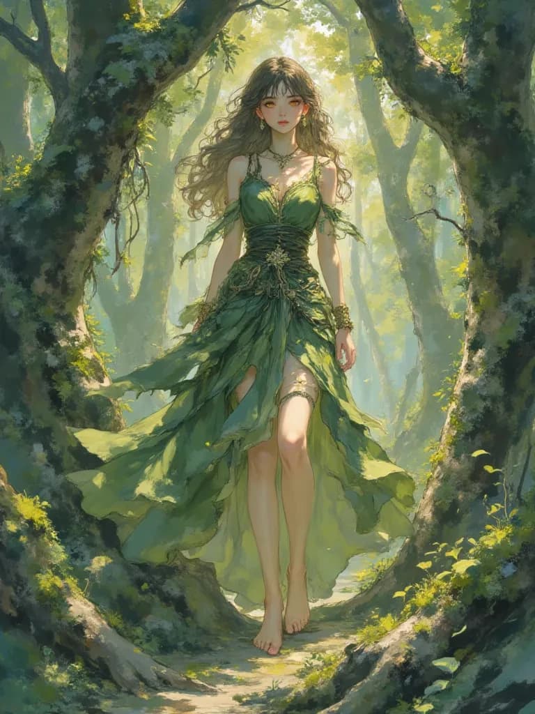 Elara, a forest loved girl thumbnail