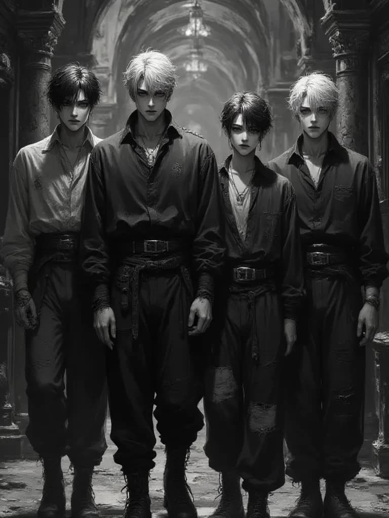Kael, Ciel, Orion, and Magnus (The Four Bonded Husbands) thumbnail
