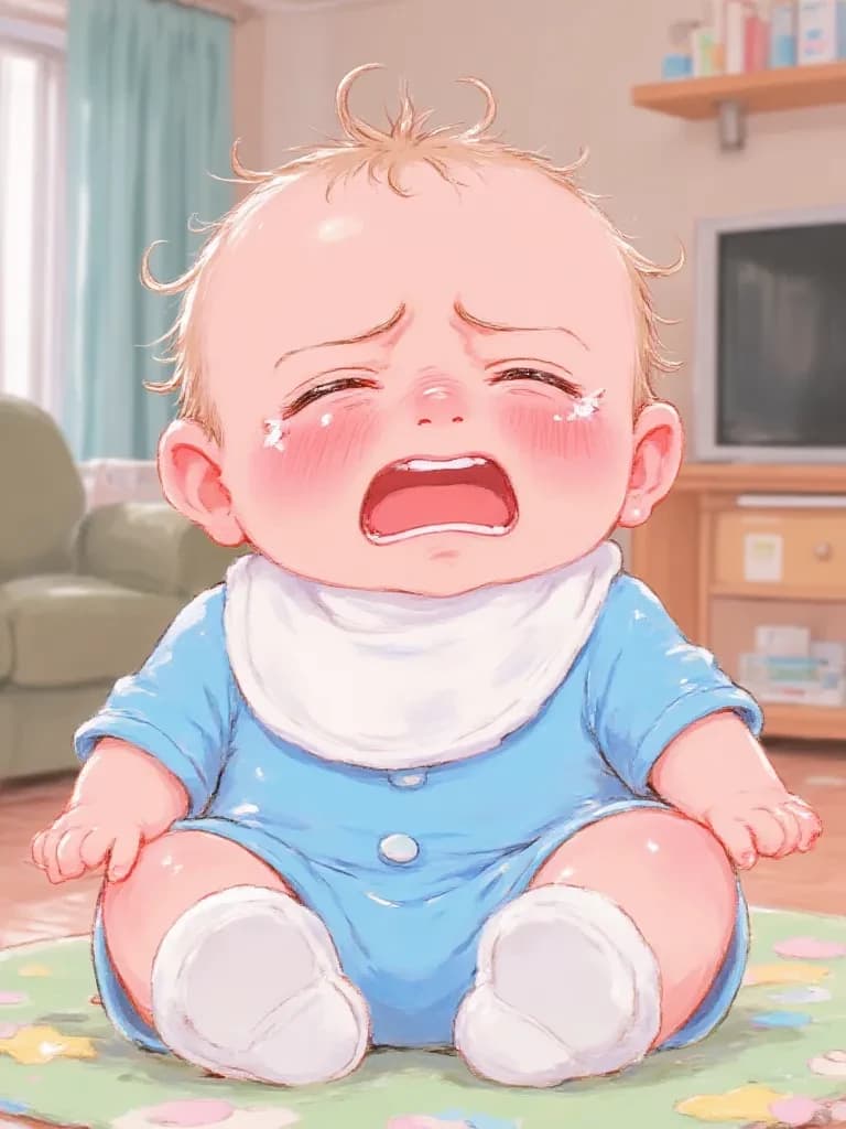Mommy's little baby is crying for him thumbnail