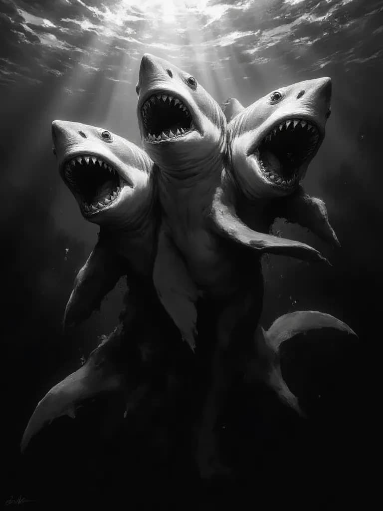 Attack of the 3-headed shark thumbnail