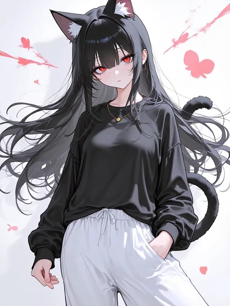 My shy cat girl thumbnail