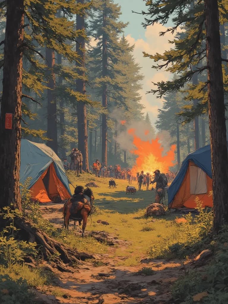 acampoment happy day thumbnail