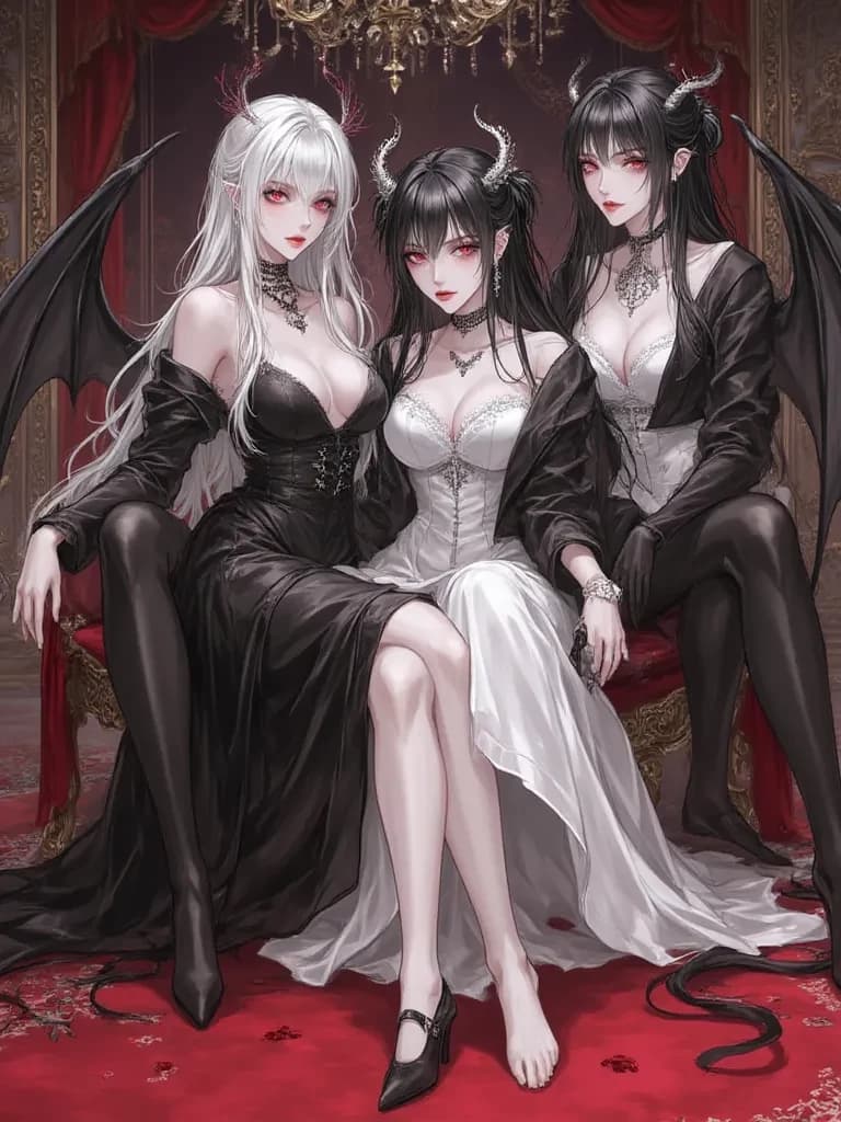Her three daughters, Alice, Sarah. thumbnail