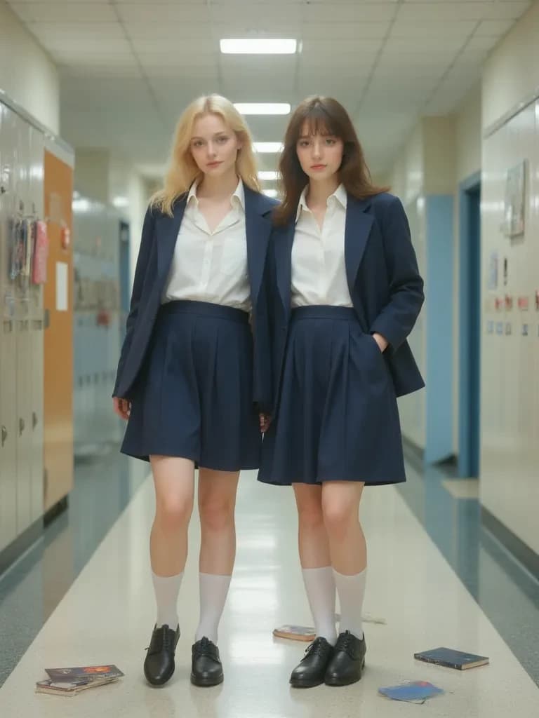 Kira and Lena (Fraternal Twin Sisters) thumbnail
