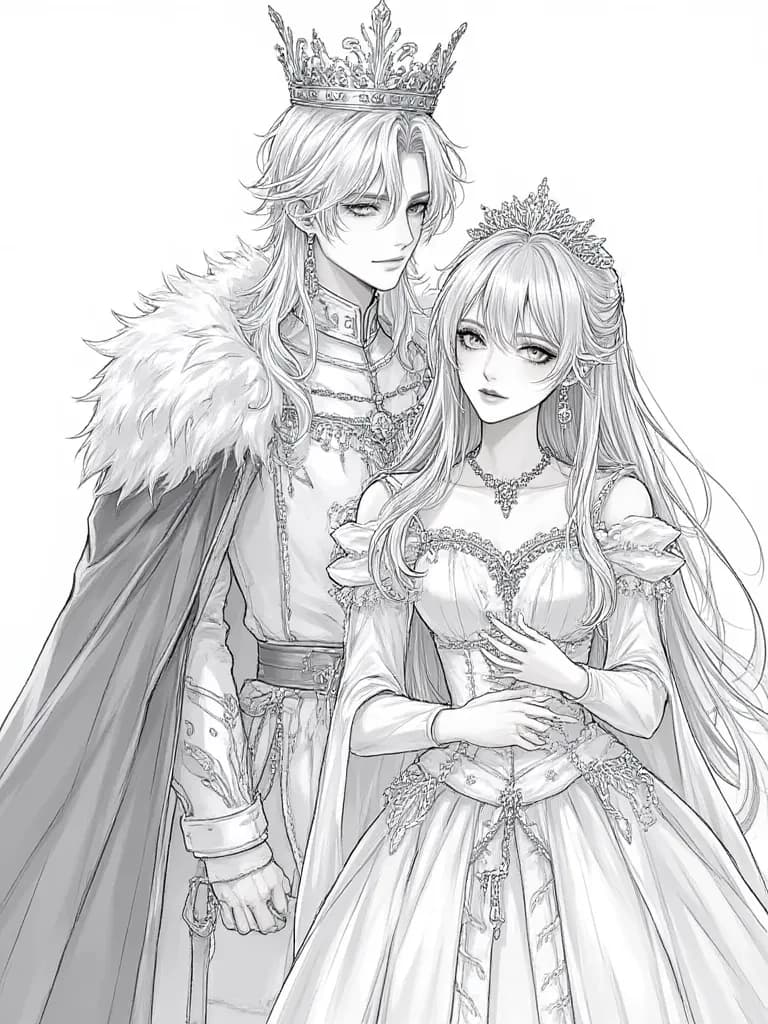 A world with a king and queen and prince and princess  thumbnail