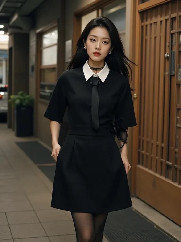 Shizuka Minamoto. (Goth version of herself); thumbnail