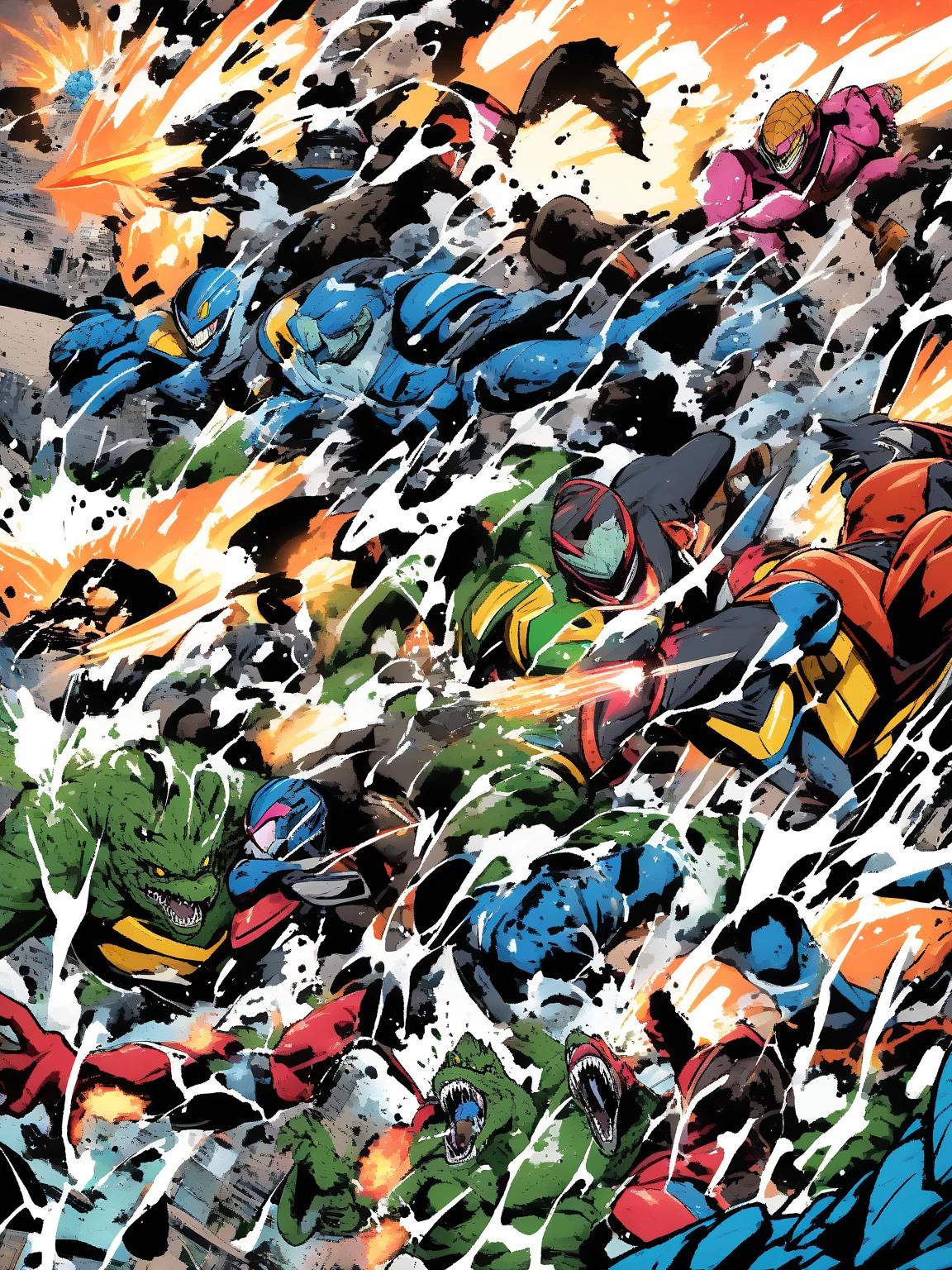 Godzilla VS Power Rangers thumbnail