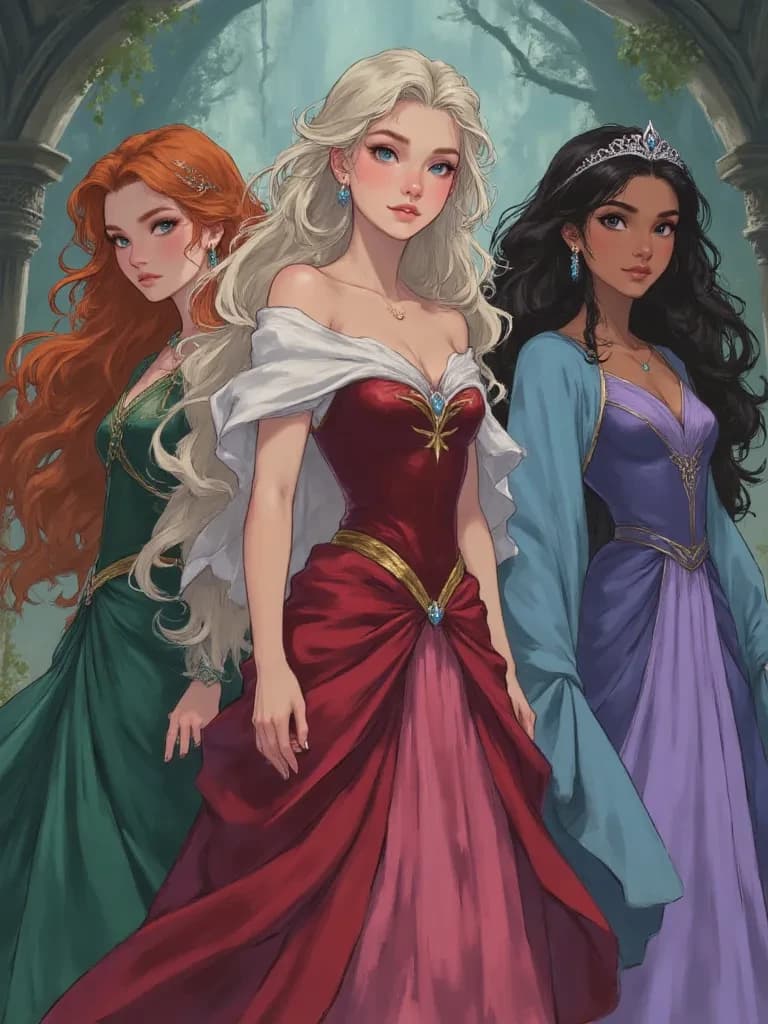 Princesses Lydia, Iris and Jade thumbnail