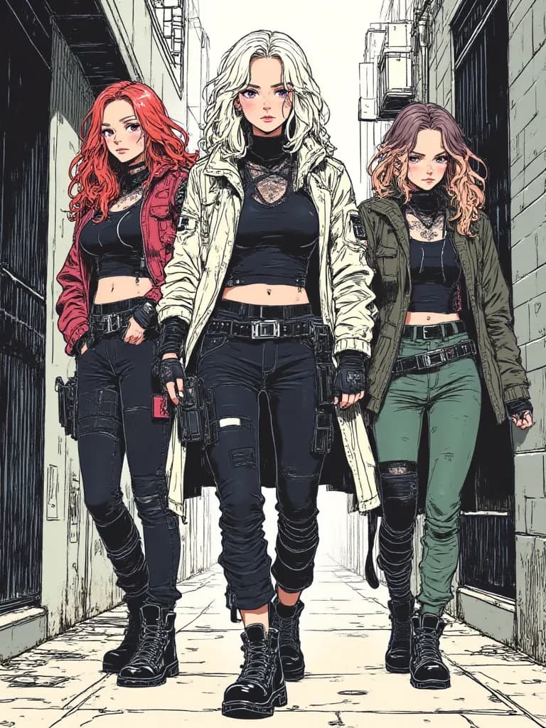 The Neon Sirens (Anya, Kira, Lena) thumbnail