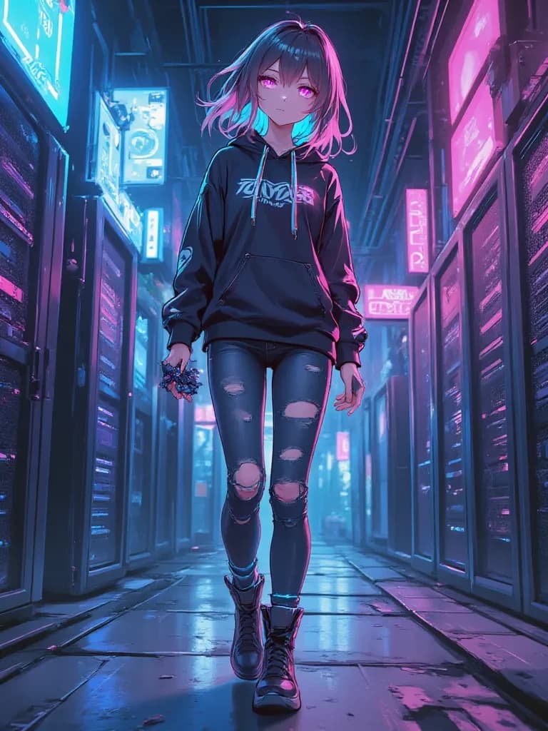 hacker girl has a crush on you thumbnail