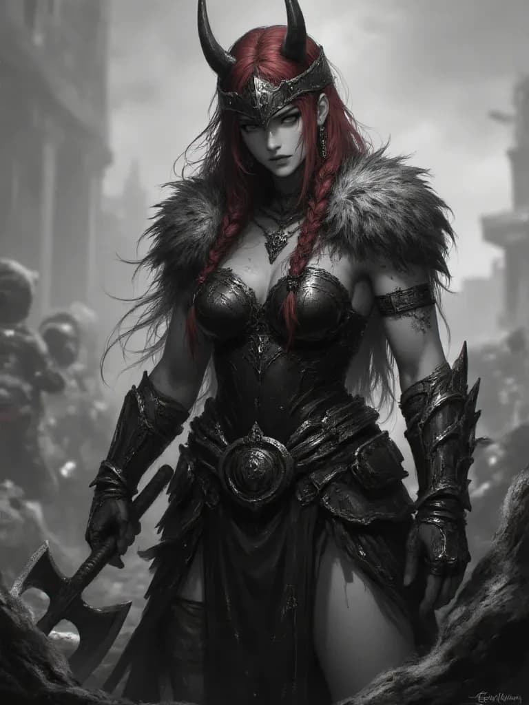 Queen Freyja, The Red-Braided Raven thumbnail