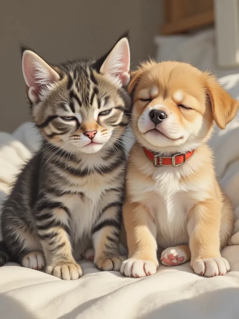Kitten and Puppy Duo thumbnail