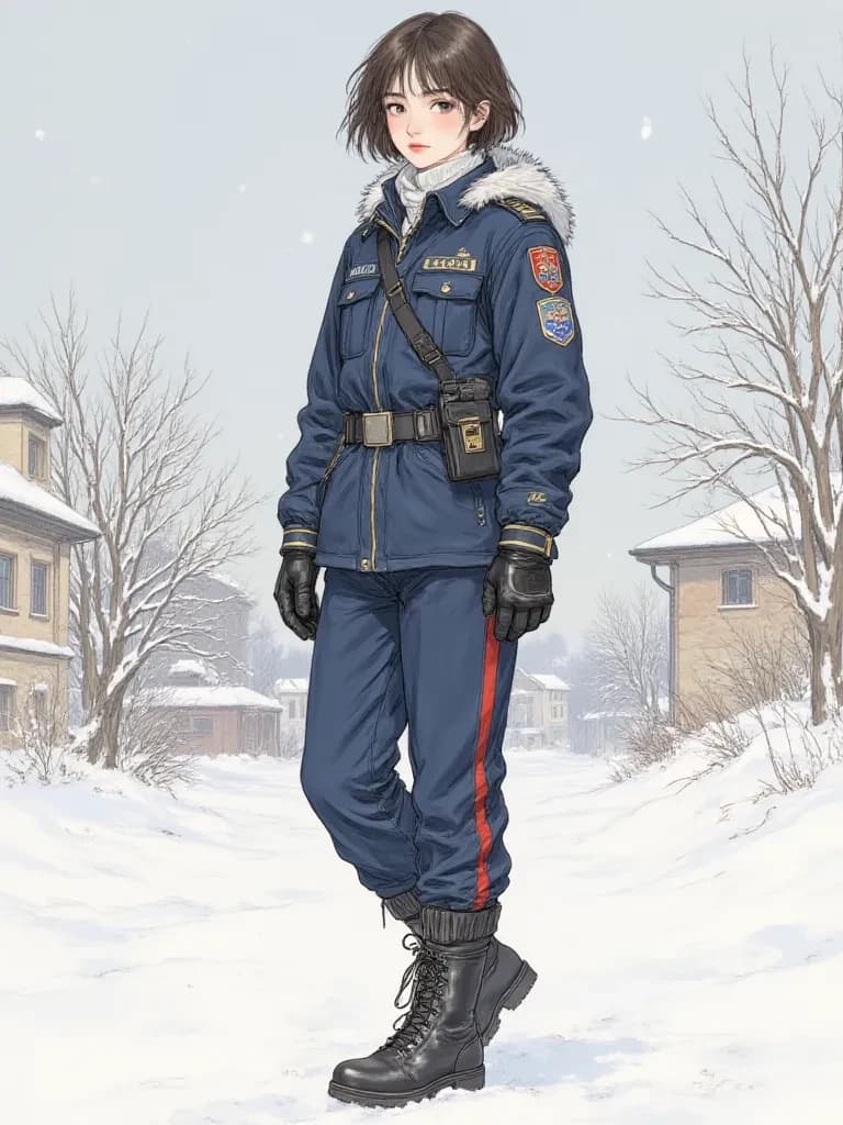Russian girl from the Police. thumbnail
