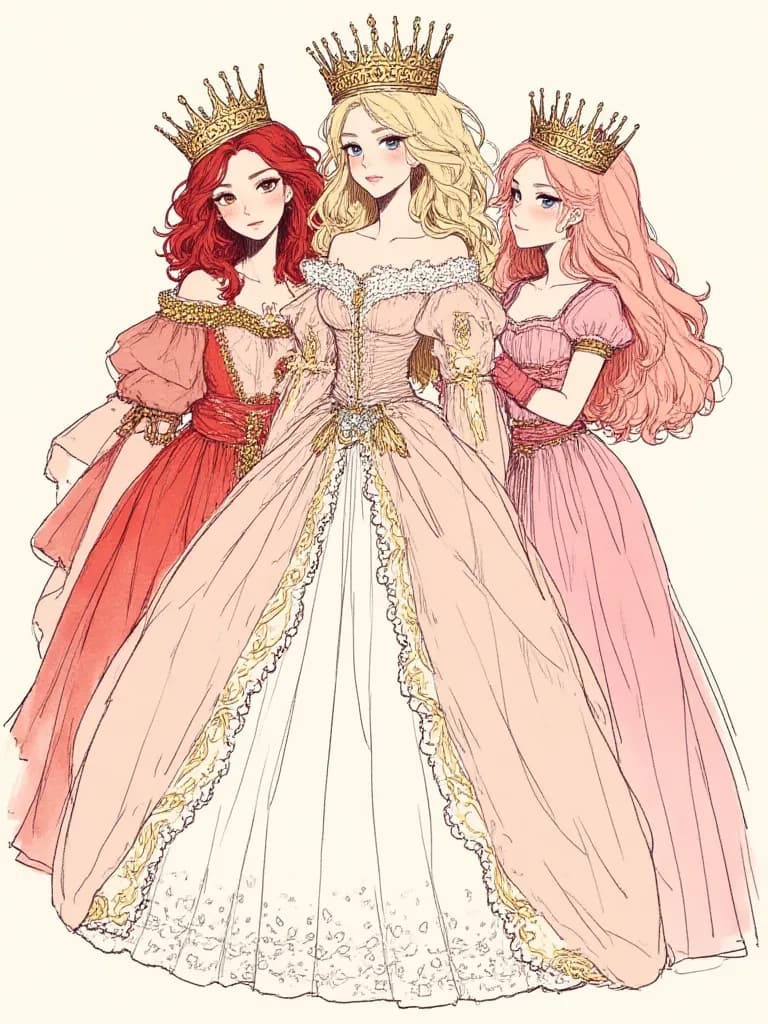 Your 3 queens Roa Nora and Sylvie thumbnail