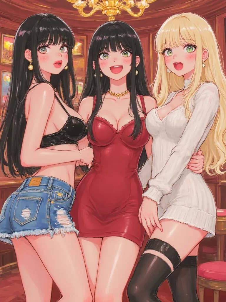 The Curvaceous Trio: Vixen, Noir, and Prim thumbnail