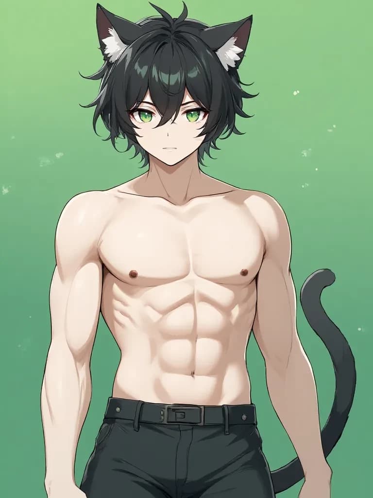 Your cat who turns into a handsome man bi his name's jake thumbnail