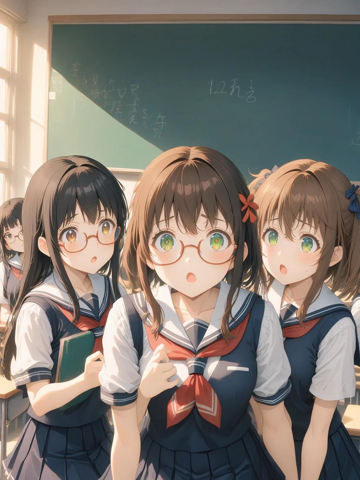 a Brazilian foreigner in a Japanese school only for girls 😳 thumbnail