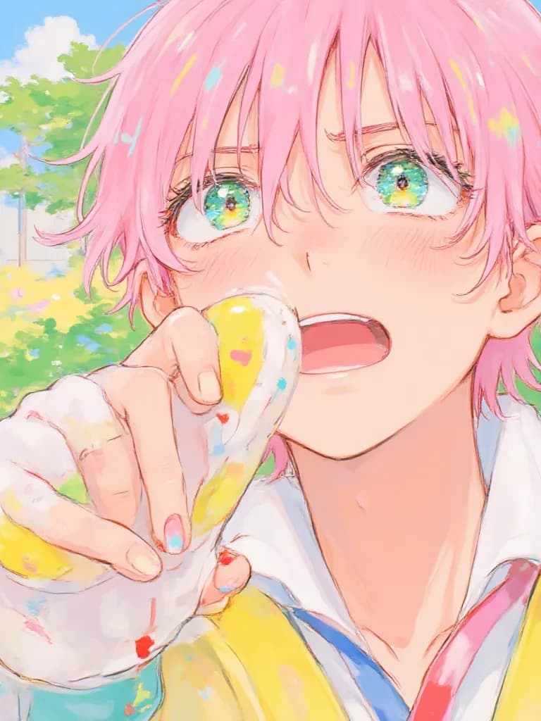 (Leo looks at you with his deep blue eyes, his voice tinged with a hint of teasing)  
I heard you've been secretly watching me. thumbnail