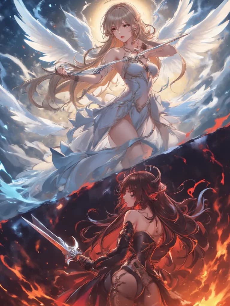 The war between hell and heaven thumbnail