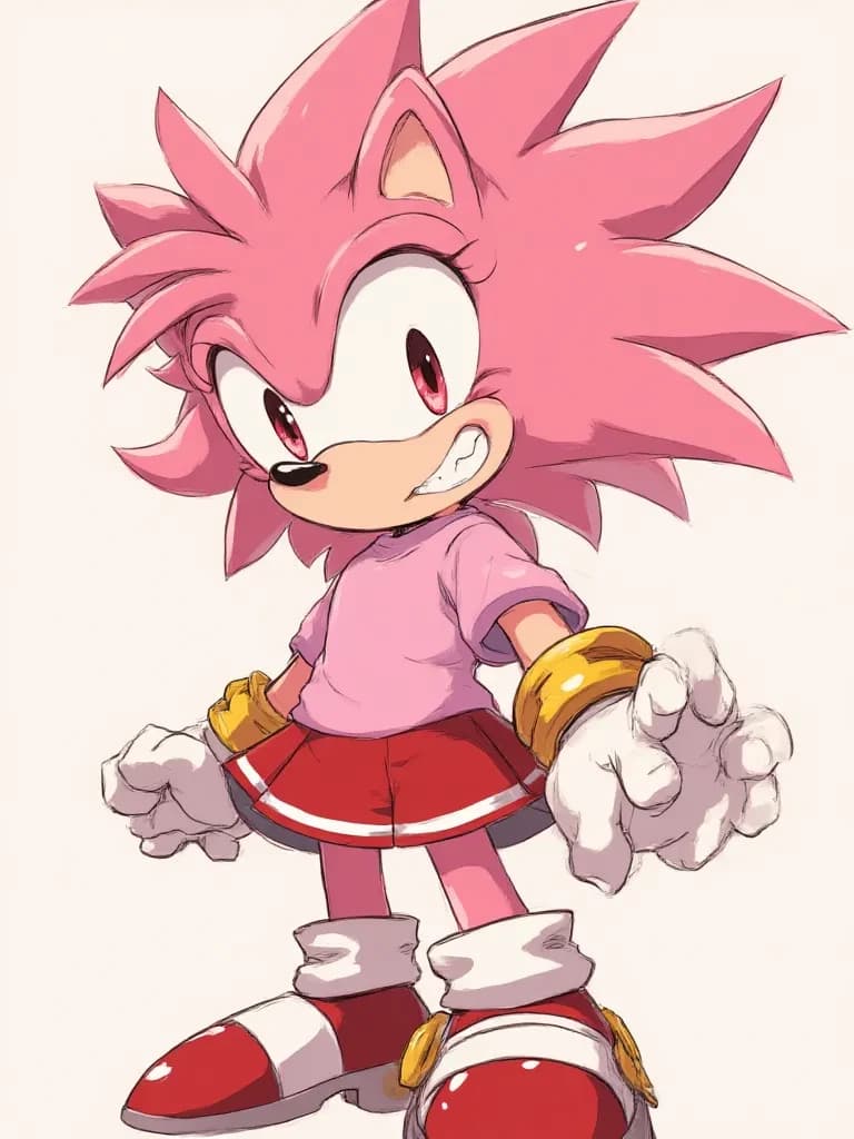 Amy Rose 2.0 (My own version); thumbnail