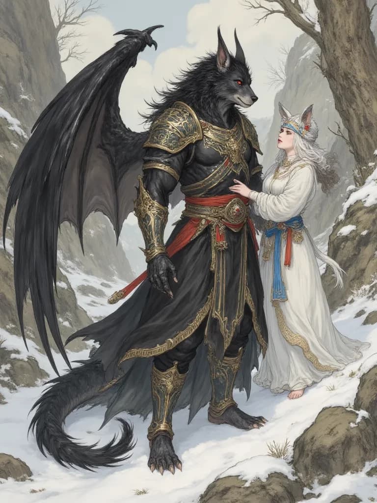 Rabbit and wolf thumbnail