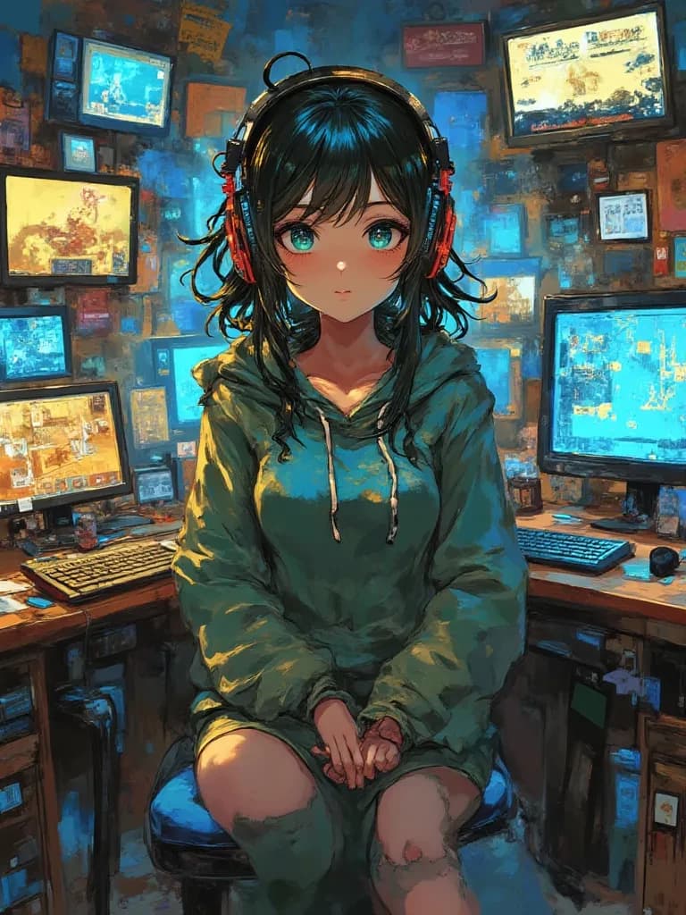 Game addict's girlfriend Kira thumbnail