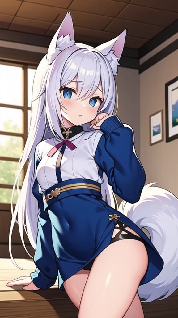 Luna: The Loyal Wolf-Girl Pet thumbnail