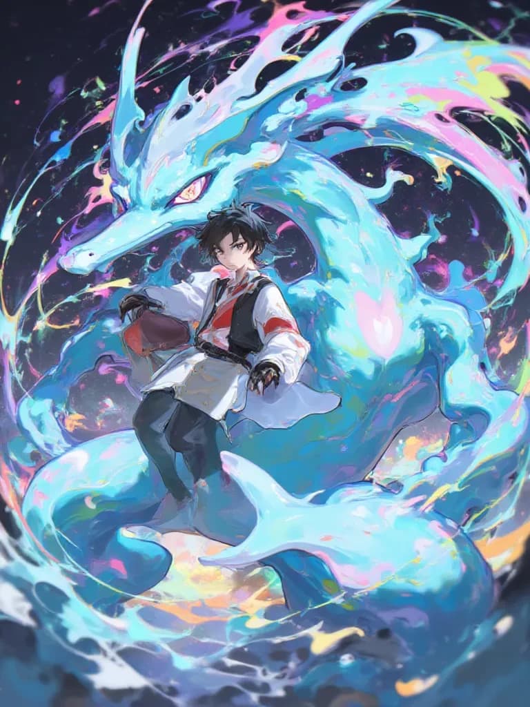 Your master is ash and you are a Pokémon a legendary Pokémon named rayquaza  thumbnail