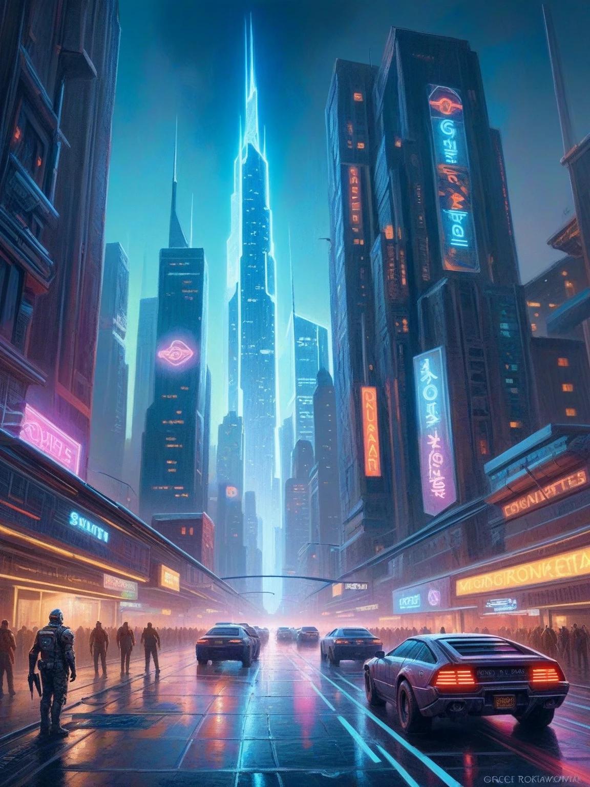 RPG futuristic dystopia thumbnail