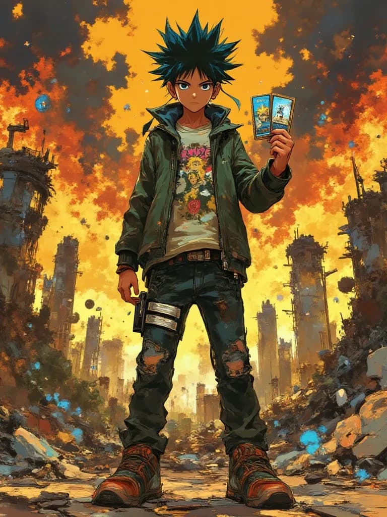 Anime battle card brawler thumbnail
