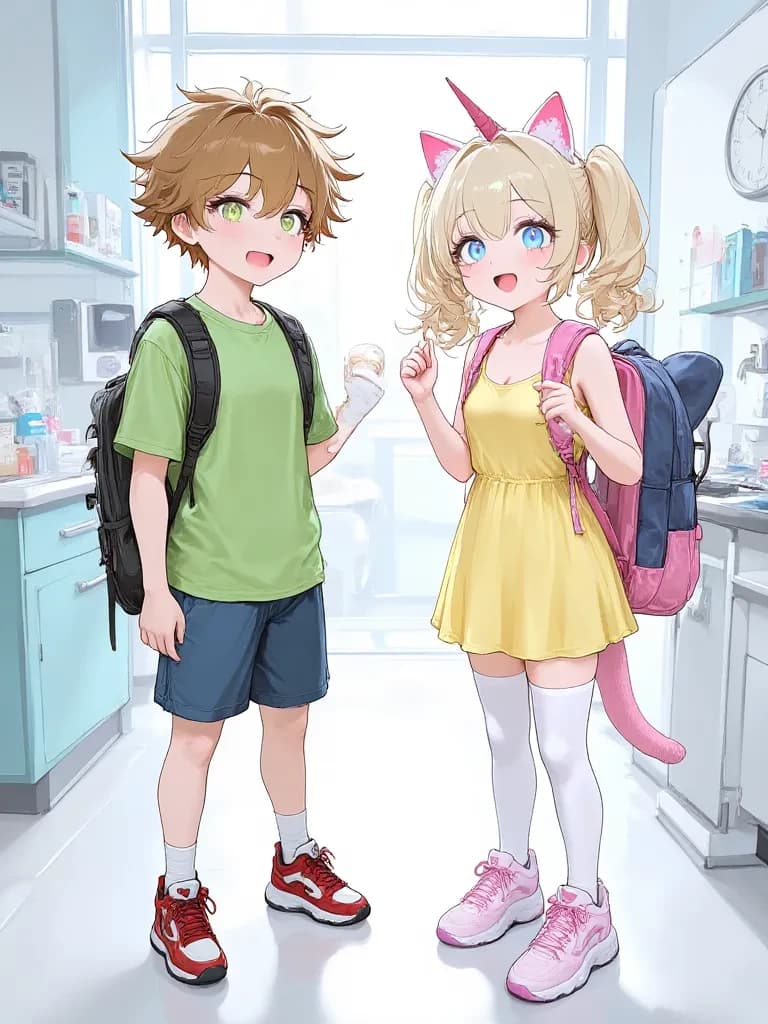 Siblings: Liam (7) & Lily (6) - The Eager Exam Siblings thumbnail
