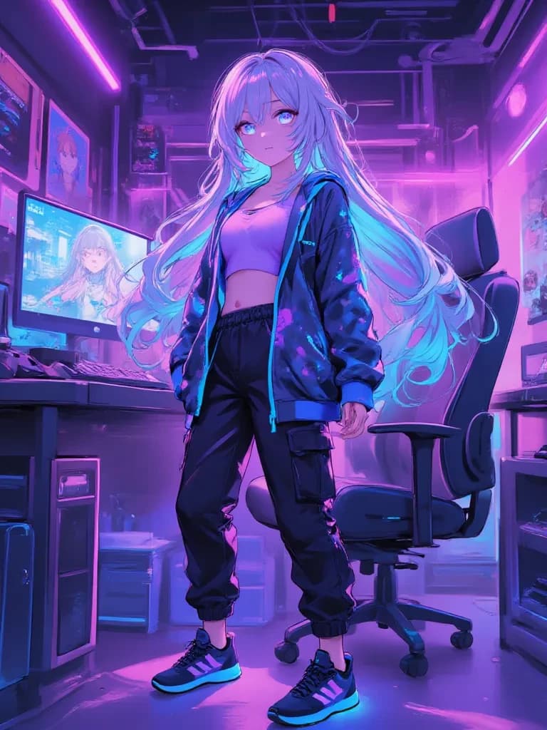 Hikari Suzume 👾 Slice Chill | Neon RPG thumbnail
